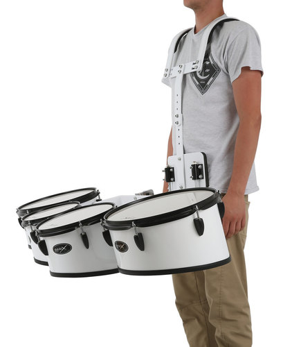 סט של 4 תופי מצעד עם מעטפת עץ כולל מנשא 893210 מבית GEWA (Germany)