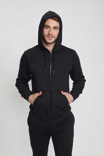  קפוצ'ון רוכסן פוטר מבוגרים שחור