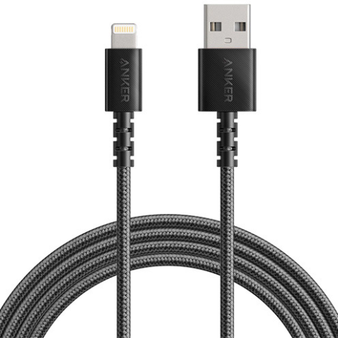 כבל Usb-Lightning Anker PowerLine שחור 1.8מ