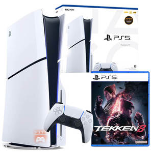PlayStation 5 Slim 1TB Blu-ray Edition יבואן רשמי +משחק Tekken 8 PS5