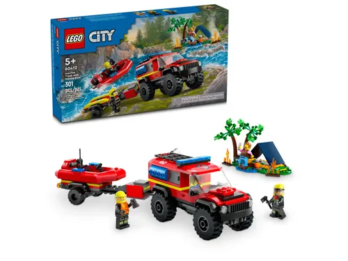  סיטי - כבאית 4X4 עם סירת הצלה 