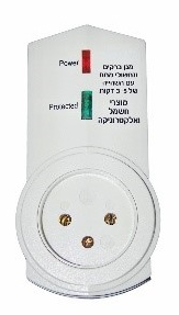 מגן ברקים ונחשולי מתח + השהייה למוצרי חשמל ואלקטרוניקה OMEGA