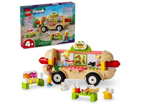  חברות - משאית אוכללמכירת נקניקיות 42633 lego