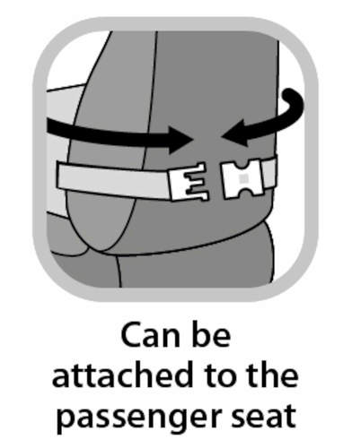 תיק מושב קדמי לרכב לכלבים Ula פלמינגו