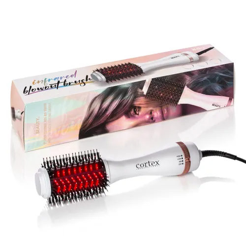 מברשת חשמלית קורטקס אינפרה רד בצבע לבן CORTEX INFRARED BLOWOUT BRUSH 