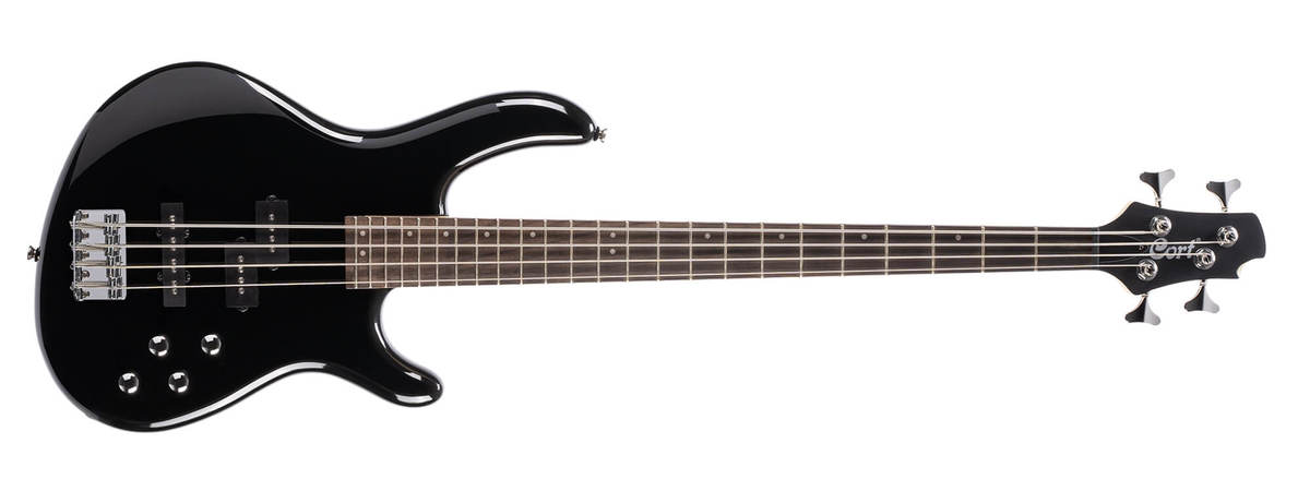 גיטרה בס אקטיבית CORT ACTION BASS PLUS BK