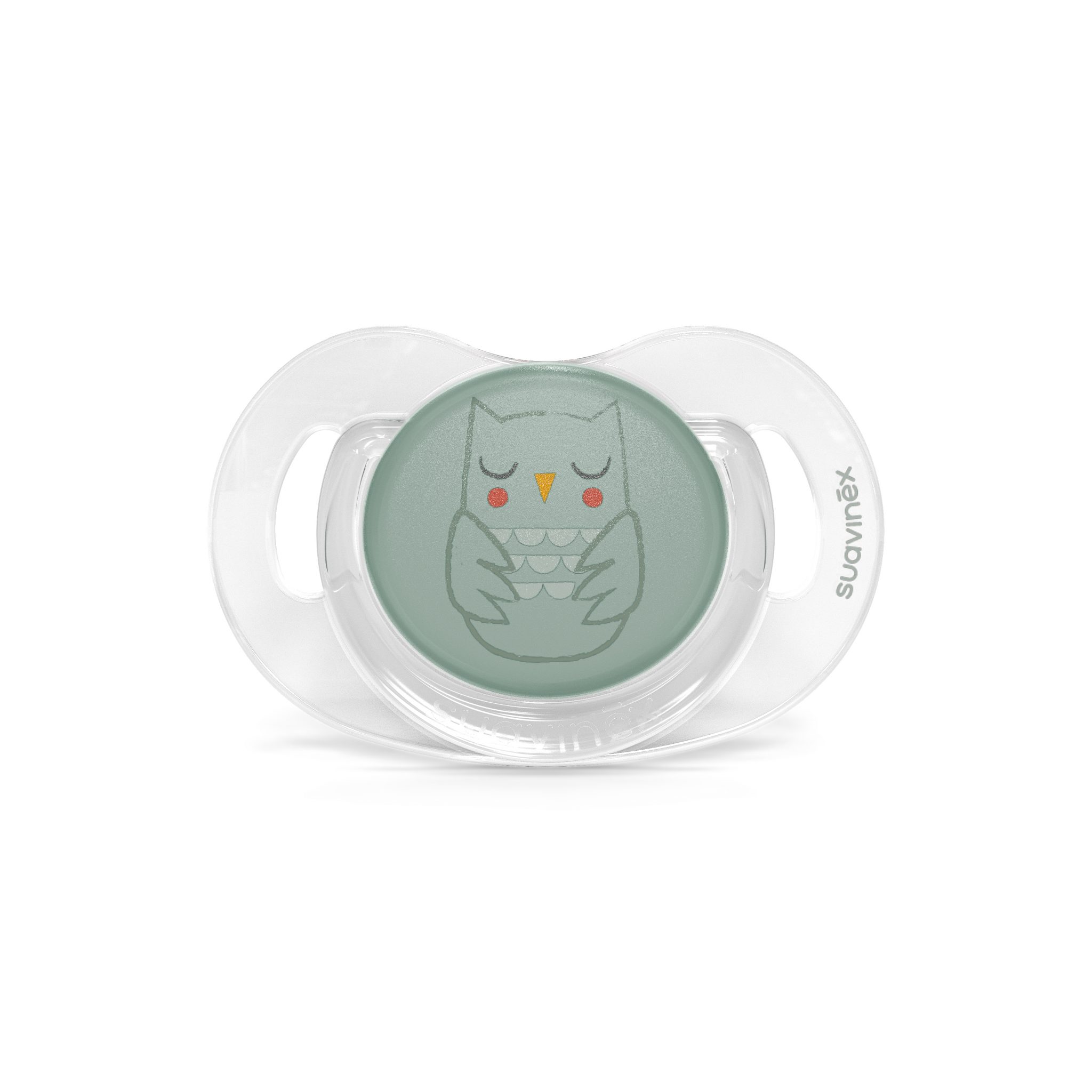 מוצץ סיליקון סימטרי SX Pro Bonhomia ‏6–0 חודשים ינשוף ירוק Suavinex