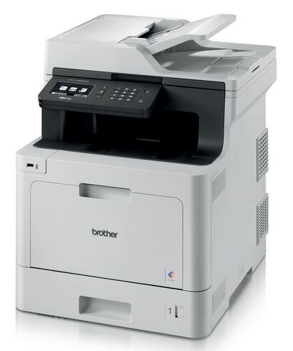 Brother MFC-L8690CDW – מדפסת לייזר צבעונית משולבת 4 ב-1 עם הדפסה, סריקה, העתקה ופקס, קישוריות אלחוטית ו-Wi-Fi Direct.