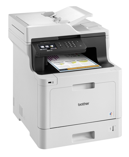 Brother MFC-L8690CDW – מדפסת אלחוטית עם תמיכה בהדפסה ושיתוף דרך רשת אלחוטית ומכשירים ניידים.