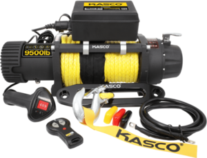 כננת משיכה 12V LB9500 חבל סינטטי מבית KASCO
