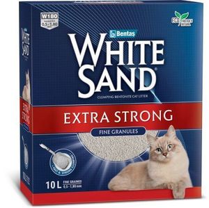 וויט סנד White Sand - קרטון חול מתגבש לחתול בעל יכולת התגבשות חזקה במיוחד 10 ליטר