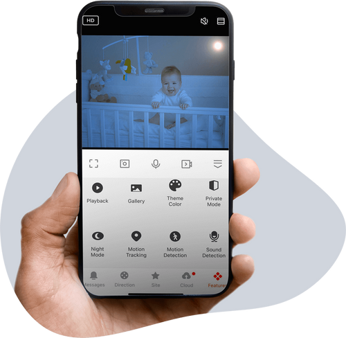 ELOCK 360 מצלמת אבטחה 360 WIFI עם שליטה מרחוק באפליקציה
