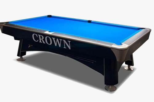 שולחן פול מקצועי 9 פיט CROWN צבע שחור