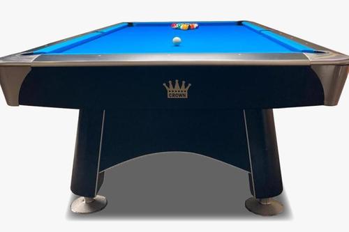 שולחן פול מקצועי 9 פיט CROWN צבע שחור