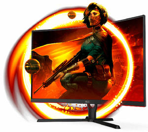 מסך מחשב גיימינג קעור AOC CQ27G3SU 27 LED 2K