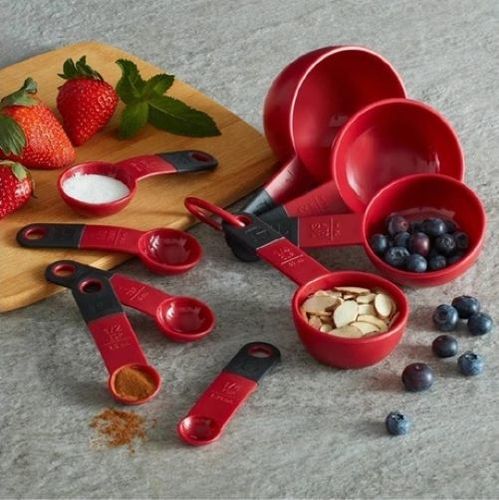 סט 15 אביזרי מטבח קיצנאייד KITCHENAID-אדום