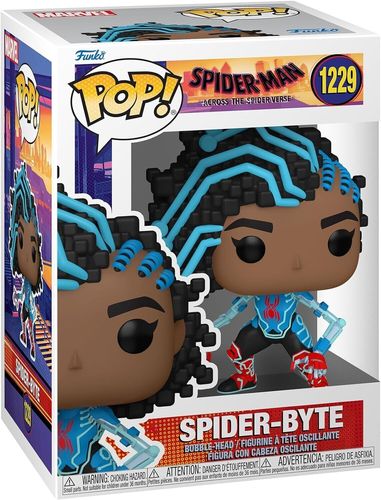 בובת פאנקו מארוול:  Marvel Spider-man Across the Spiderverse - Spyder-Byte ספיידר-בייט