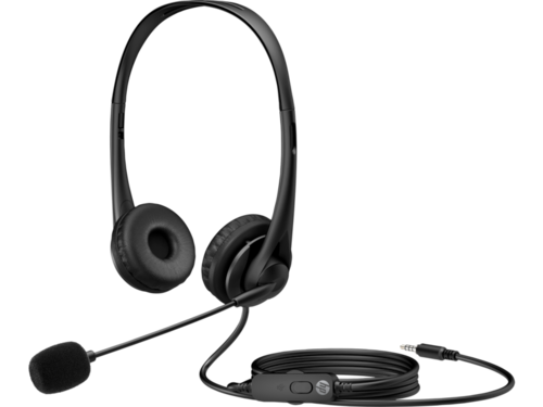 אוזניות קשת HP Stereo Headphones G2 + מיקרופון מדונה 428H6AA