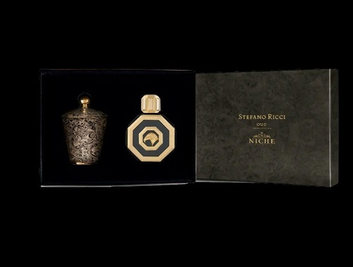 בושם יוניסקס Stefano Ricci Oud Gift Set  Extrait De Parfum 100 ml + SCENTED CANDLE 200Gr