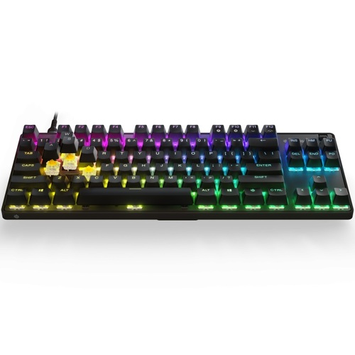 מקלדת גיימינג מקצועית SteelSeries סטיל סיריס Apex 9 TKL US