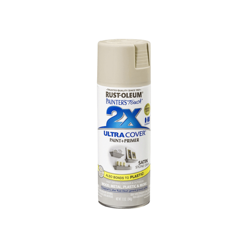 ספריי צבע 2X אפור בטון SATIN STONE GRAY