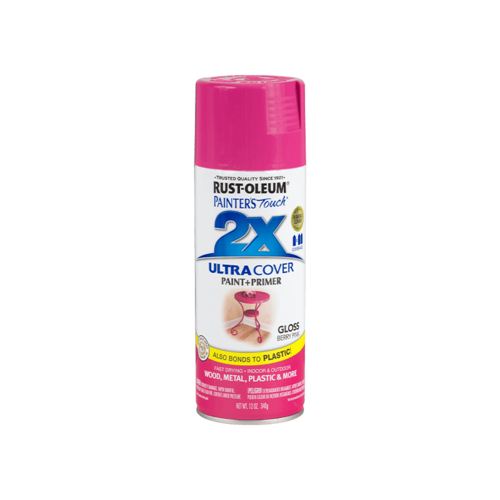 ספריי צבע 2X ורוד מבריק GLOSS BERRY PINK 