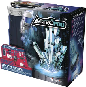 אסטרופוד חקר החלל: משימת גידול גבישים עם בסיס מואר 12 חלקים