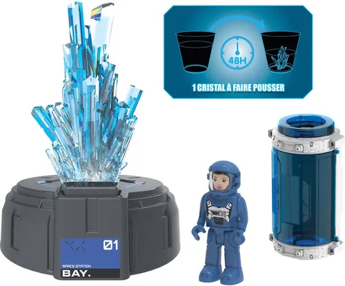 אסטרופוד חקר החלל: משימת גידול גבישים עם בסיס מואר 12 חלקים