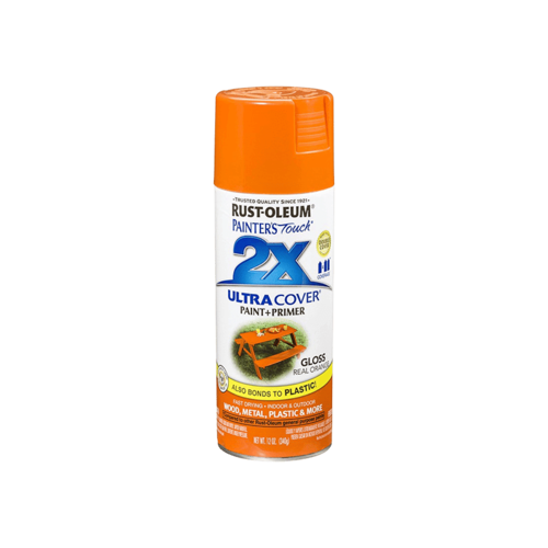 ספריי צבע 2X כתום מבריק GLOSS REAL ORANGE 