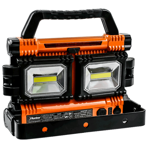 פרוז'קטור לד נטען 50W 
