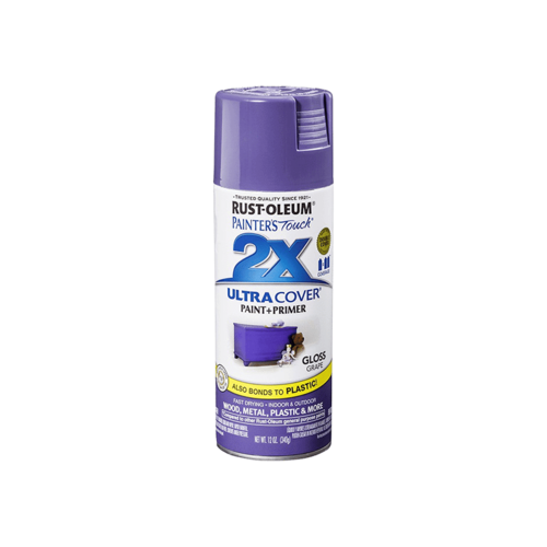ספריי צבע 2X סגול חציל מבריק PURPLE 