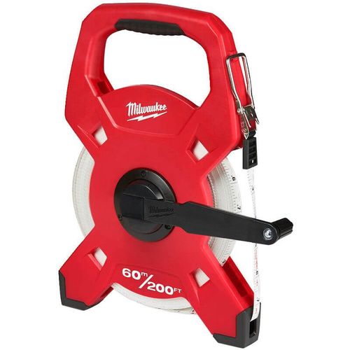 רולטקת שדה פתוחה פיברגלס 60 מטר Milwaukee 