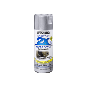 ספריי צבע 2X כסף מטאלי ALUMINUM