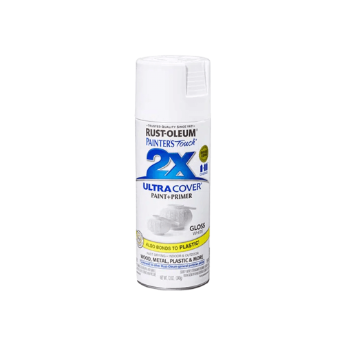 ספריי צבע 2X לבן מבריק GLOSS WHITE 