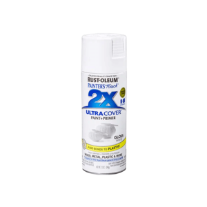 ספריי צבע 2X לבן מבריק GLOSS WHITE 