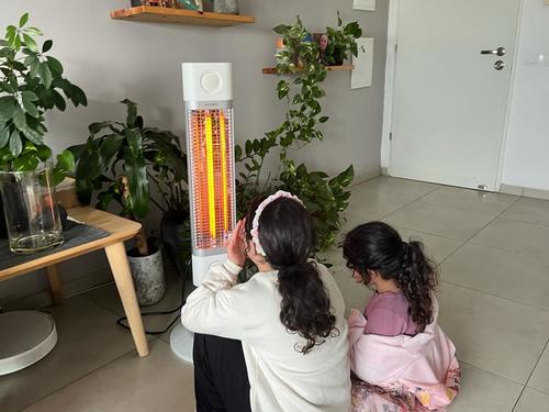 תנור חימום אינפרא אדום רצפתי נייד CH1800 XE VEITO - לבן