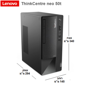 מחשב נייח Lenovo ThinkCentre neo 50t Gen4 i7-16G-512G