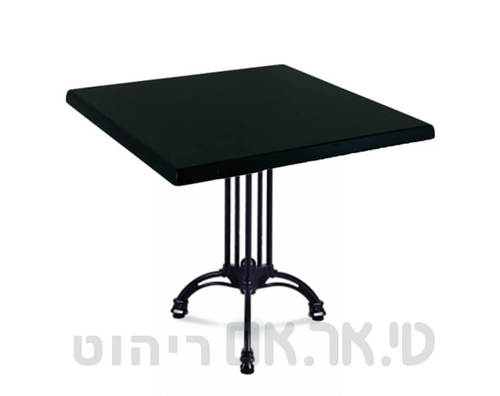 שולחן מרובע פלטה שחורה