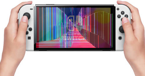 החלפת מסך שבור לנינטנדו סוויץ' OLED – מסך מקורי 