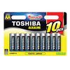 סוללות TOSHIBA AA 10                  אלקליין 10 יח סה"כ