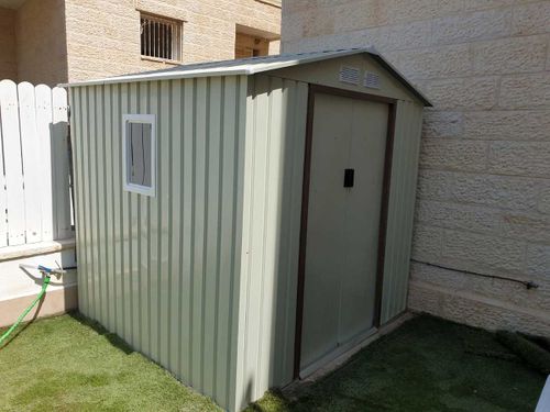 מחסן מתכת פרמיום דגם 2.13X1.91 Garden Top T76