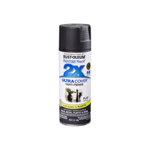ספריי צבע 2X שחור מט FLAT BLACK