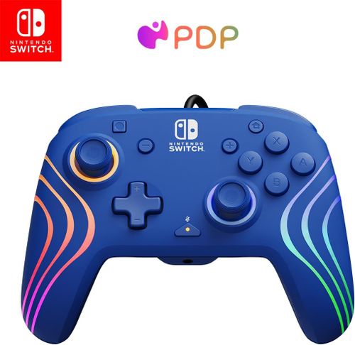  Afterglow Wave Wired Controller Blue Nintendo Switch 
