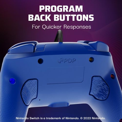  Afterglow Wave Wired Controller Blue Nintendo Switch 