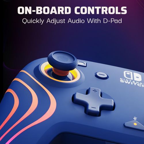 Afterglow Wave Wired Controller Blue Nintendo Switch 