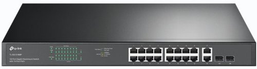 מתג +TP-Link TL-SG1218MP 18-Port Gigabit Rackmount PoE Switch with 16 PoE