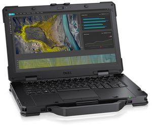 מחשב נייד מוקשח 5430 DELL Rugged מסך מגע 1100 NITS + עט 14 אינצ' מעבד i5 מודם סלולארי 5G ו-GPS בתקן שרידות צבאי דל