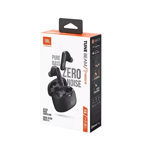 אוזניות אלחוטיות JBL Tune Beam TWS - שחור (יבואן מקביל)