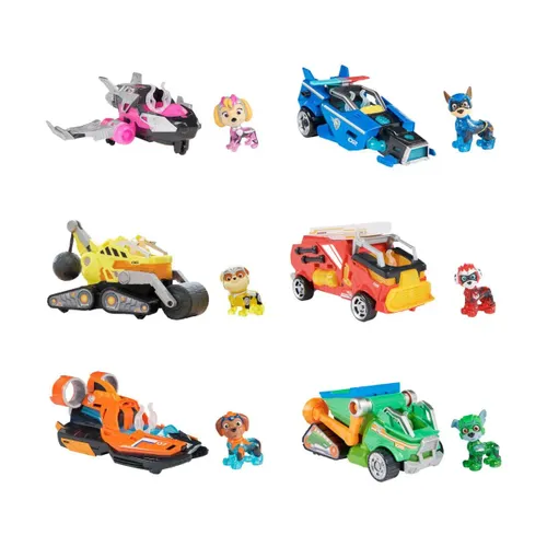 סרט העל: רכב הצלה עם אורות וצלילים ודמות - מרשל והכבאית