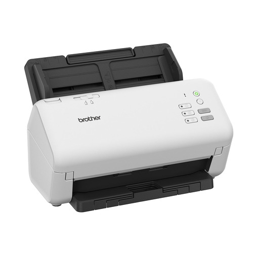 Brother ADS-4300N – סורק קומפקטי ומתקדם עם מהירות סריקה גבוהה ואפשרויות התאמה למגוון פורמטים.